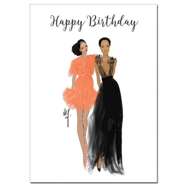 Happy Birthday: African American Birthday Card by Nicholle Kobi – The Black Art Depot